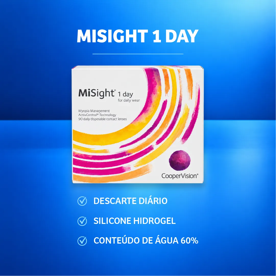 Caixa da lente de contato MiSight 1 Day CooperVision